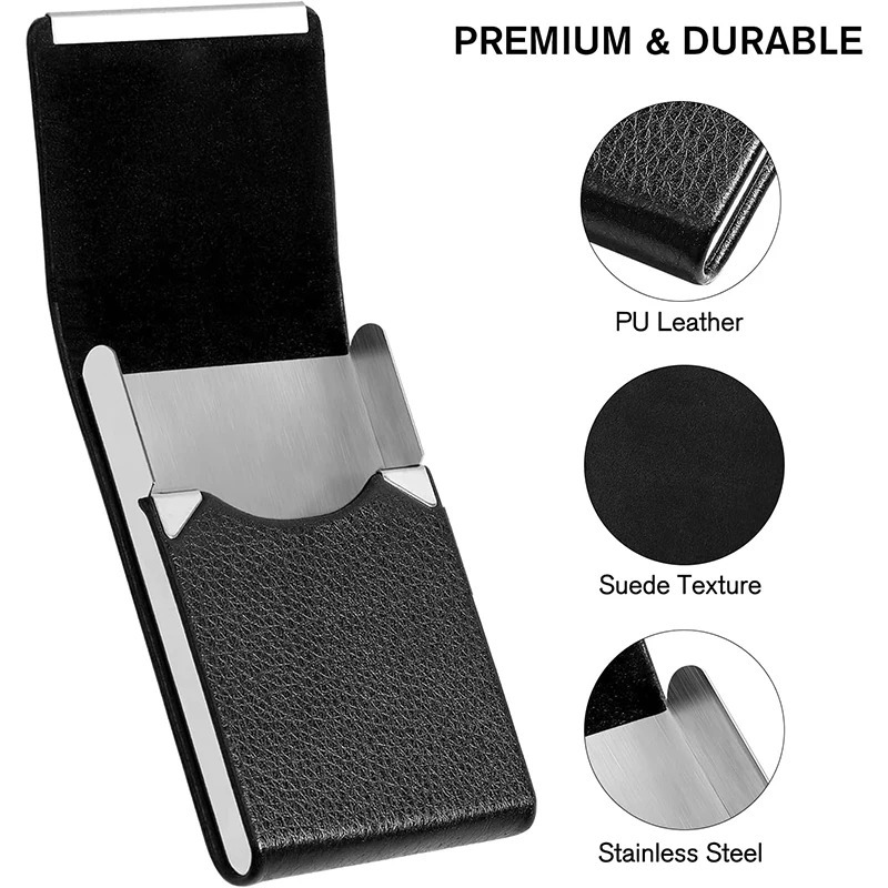 1 Pcs Business Card Holder Cas - مراجعة Card Top Loader وسعره