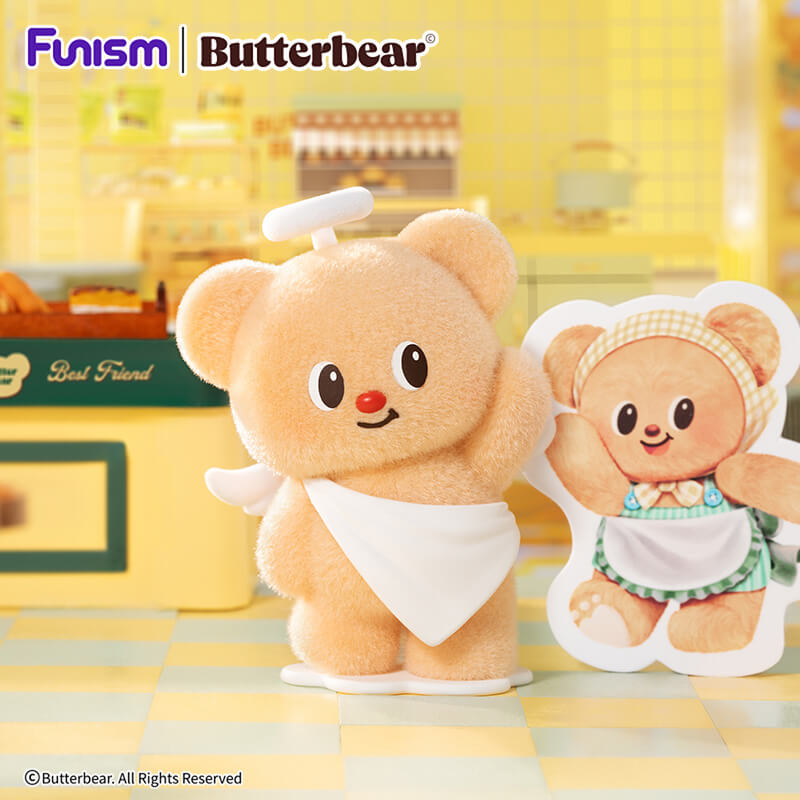FUNISM Butterbear Happy Day Se - مراجعة Vinyl Figure Blank وسعره