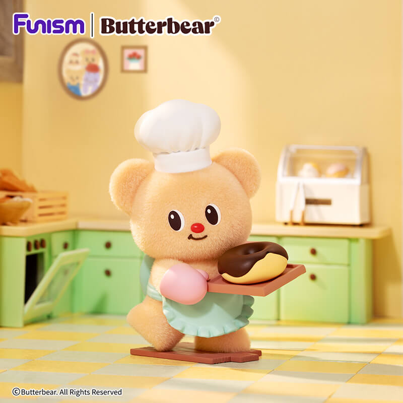 FUNISM Butterbear Happy Day Se - مراجعة Vinyl Figure Blank وسعره