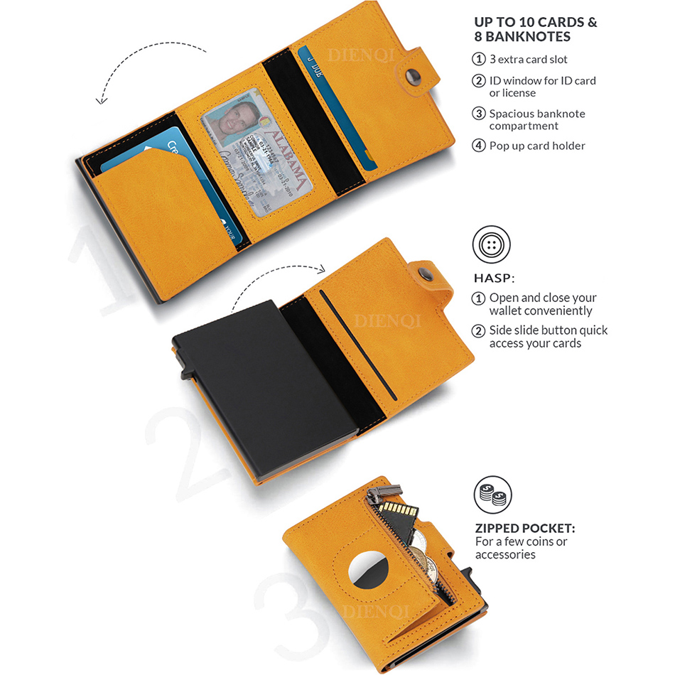 Airtag Wallet Rfid Credit Card - مراجعة Card Top Loader وسعره
