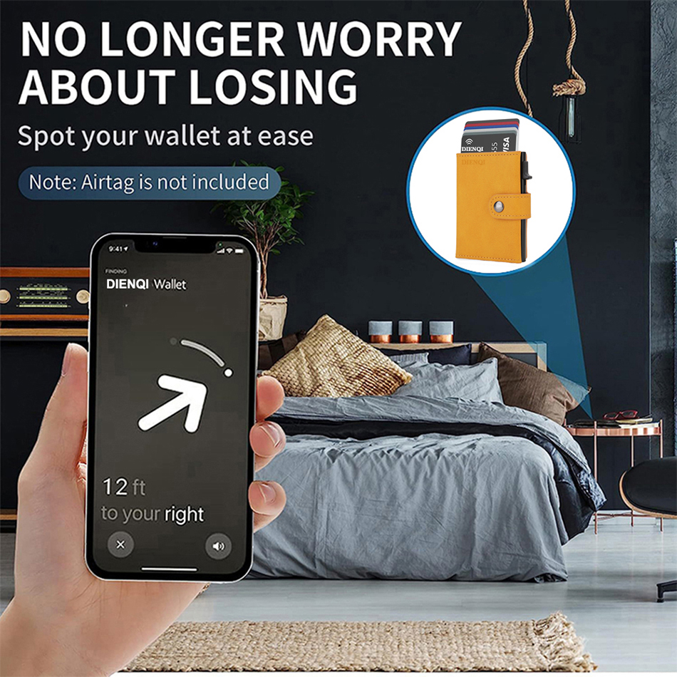 Airtag Wallet Rfid Credit Card - مراجعة Card Top Loader وسعره