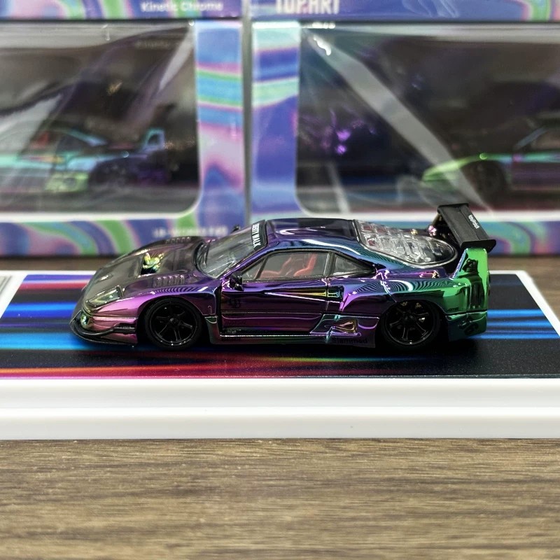 TopArt Ferrari LBWK F40 Irides - مراجعة Die Cast Car 1 64 وسعره