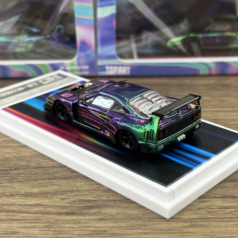 TopArt Ferrari LBWK F40 Irides - مراجعة Die Cast Car 1 64 وسعره