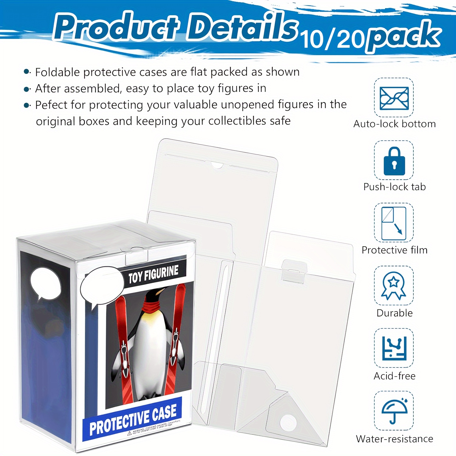Clear Pop Display Case Compati - مراجعة Pop Display Shelf وسعره
