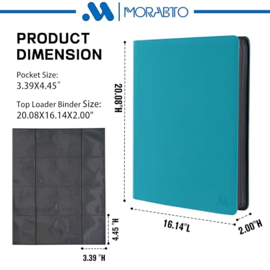 Toploader Binder Holds 640 Top - مراجعة Card Top Loader وسعره
