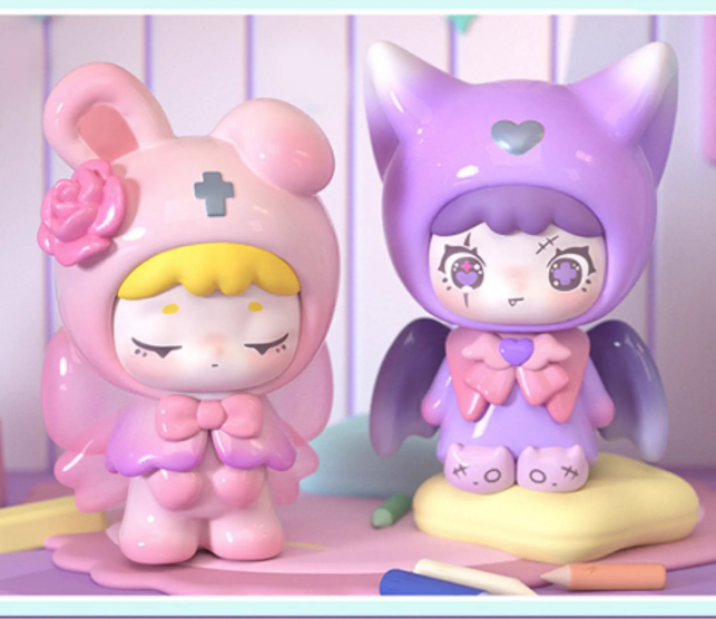 Qubii Blind Box Day Night Autu - مراجعة Vinyl Figure Blank وسعره