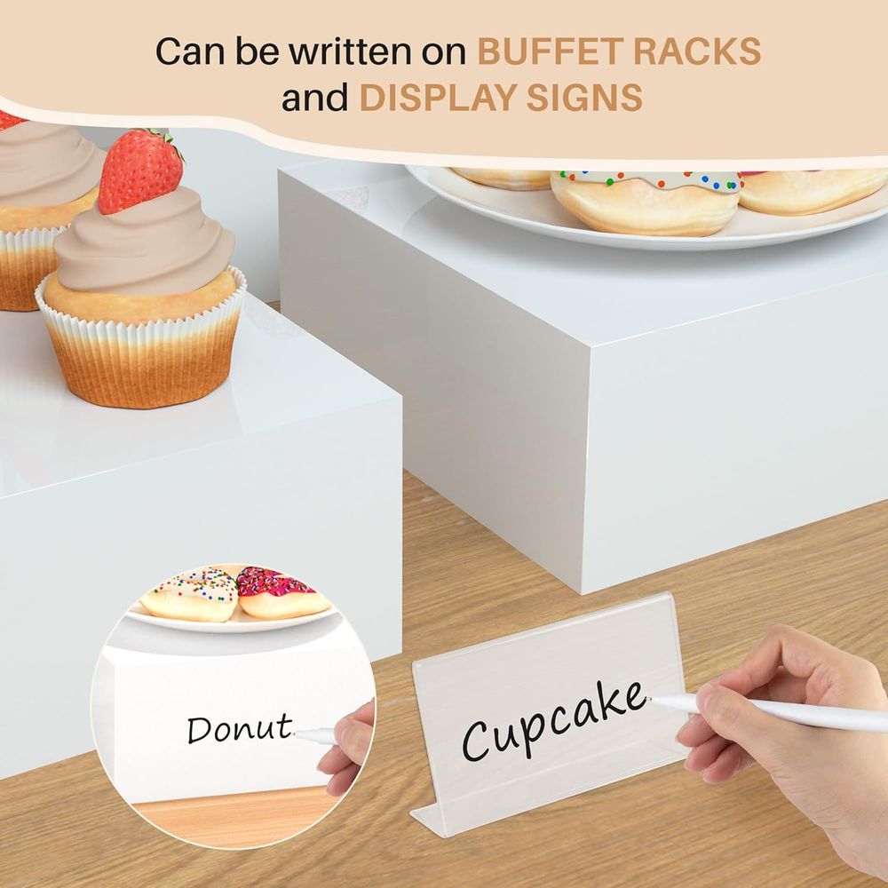 【8Pcs】 Buffet Risers,Dessert T - مراجعة Display Risers Set وسعره