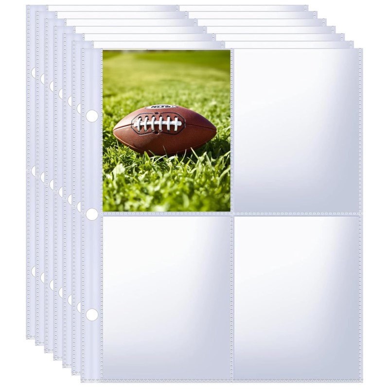 4 Pockets Photo Card Holder Bi - مراجعة Trading Card Binder وسعره