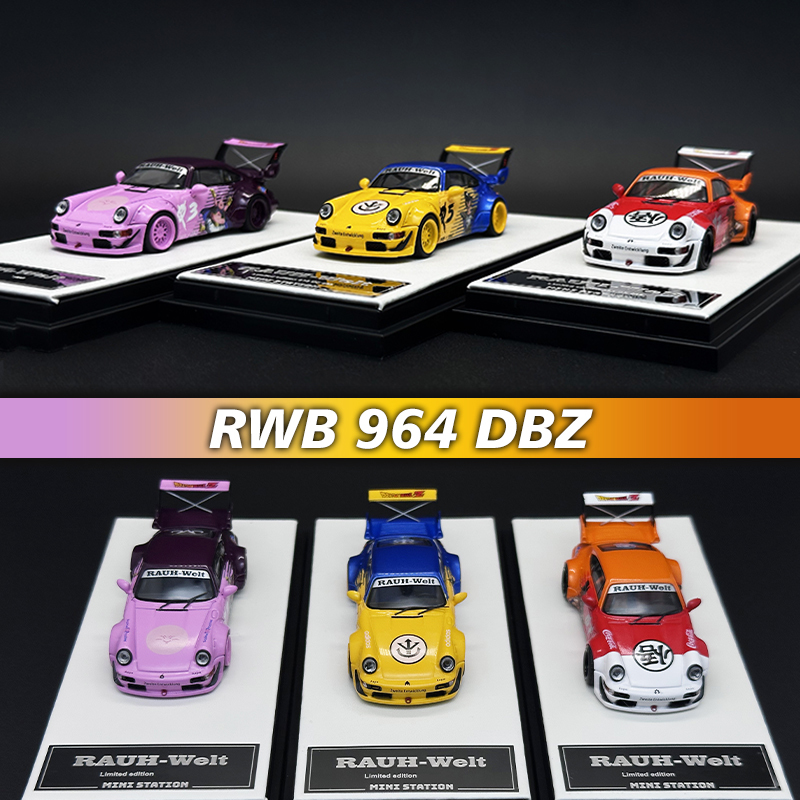 MiniStation 1:64 RWB 964 Ball  - مراجعة Die Cast Car 1 64 وسعره